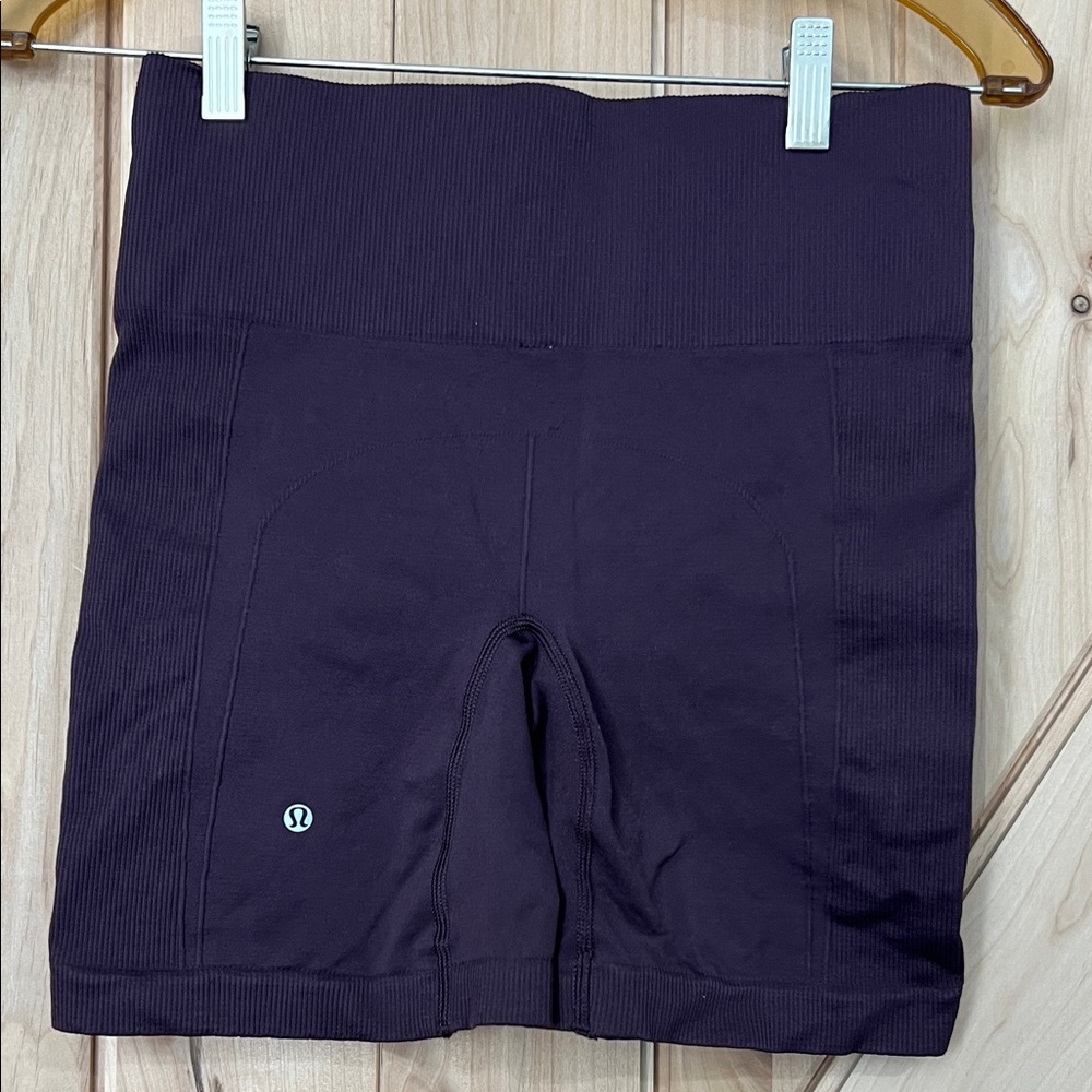 lululemon athletica Deep Plum Bike Shorts